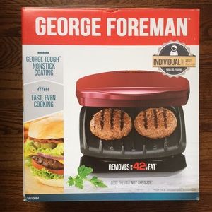 NWT George Foreman individual size grill